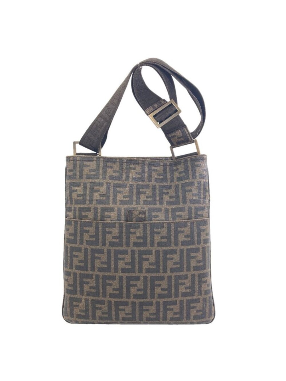 Fendi Zucca Pattern Shoulder Bag